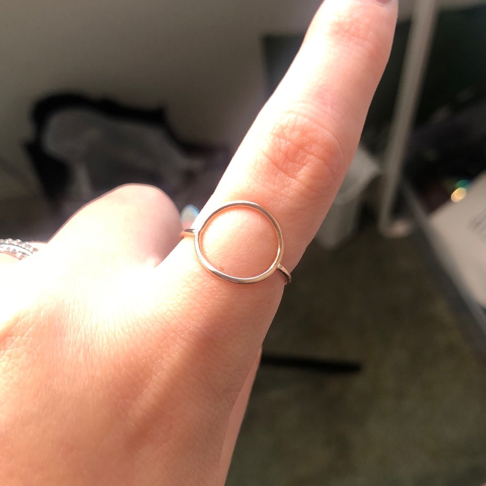 Old Navy Rose Gold Circle Ring